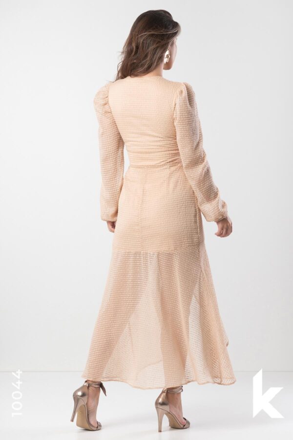 VESTIDO NUDE BORDADO KIMIKA, KIMIKA, NOVELLI VESTIDOS, KIMIKA, VESTIDOS LONGOS, KIMIKA VESTIDOS LONGOS, VESTIDOS, VESTIDO PARA O NATAL