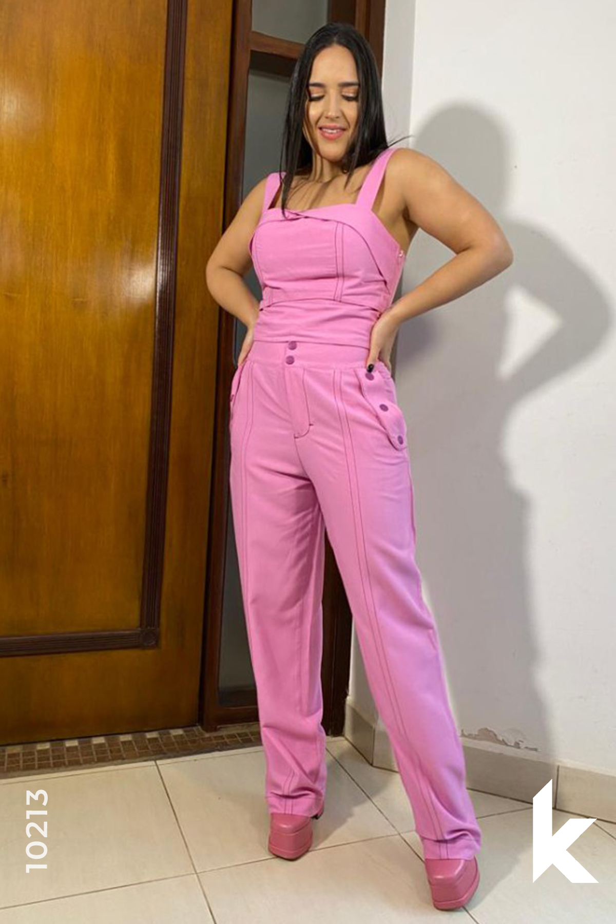 CONJUNTO FEMININO, CONJUNTO ROSA, CONJUNTO KIMIKA, KIMIKA ROSA, NOVELLI CONJUNTO ROSA, LOOCK CONJUNTO ELEGANTE, KIMIKA CONJUNTO ROSA, LOOCK ROSA