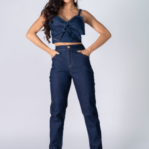 CONJUNTO FEMININO JEANS, CONJUNTO AZUL ESCURO, CONJUNTO KIMIKA JEANS, KIMIKA JEANS, NOVELLI CONJUNTO AZUL ESCURO, LOOCK CONJUNTO ELEGANTE, KIMIKA CONJUNTO JEANS ESCURO, LOOCK JEANS COM LAÇO
